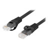 Lanberg Patchcord Cat.6 UTP LSZH CU | PCU6-10CU-0100-BK | 1 m