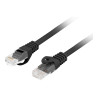 Lanberg Patchcord Cat.6 UTP LSZH CU | PCU6-10CU-0200-BK | 2 m