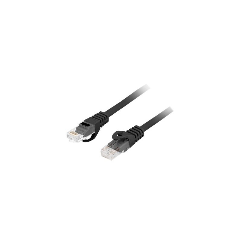 Lanberg Patchcord Cat.6 UTP LSZH CU | PCU6-10CU-1000-BK | 10 m