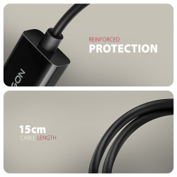 AXAGON Active adapter RVD-HI20N | DisplayPort to HDMI | 0.15 m