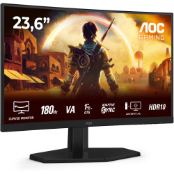 AOC | Gaming monitor | C24G42E | 24 " | VA | FHD | 16:9 | 180 Hz | 0.5 ms | 1920 x 1080 pixels | 250 cd/m | HDMI ports quantity 