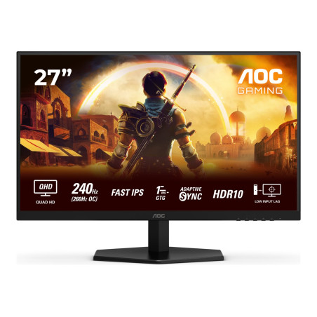 AOC | Q27G42ZE | 27 " | IPS | QHD | 16:9 | 260 Hz | 1 ms | 2560 x 1440 pixels | 300 cd/m | HDMI ports quantity 1 | Black