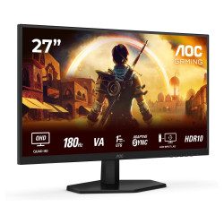 AOC | Q27G42XNE | 27 " | VA | QHD | 16:9 | 180 Hz | 1 ms | 2560 x 1440 pixels | 300 cd/m | HDMI ports quantity 2 | Black