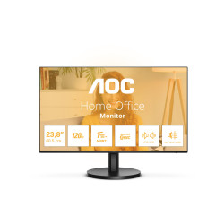 AOC | 24B3QA2 | 24 " | IPS | FHD | 16:9 | 120 Hz | 1 ms | 1920 x 1080 pixels | 300 cd/m | HDMI ports quantity 1 | Black