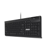 Asus KU100 | Smart Card Keyboard | Wired | US | Black