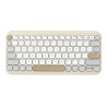 Asus Marshmallow KW100 | Keyboard | Wireless | US International | Oat Milk | Bluetooth
