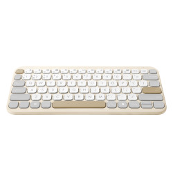 Asus Marshmallow KW100 | Keyboard | Wireless | US International | Oat Milk | Bluetooth