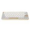 Asus Marshmallow KW100 | Keyboard | Wireless | US International | Oat Milk | Bluetooth