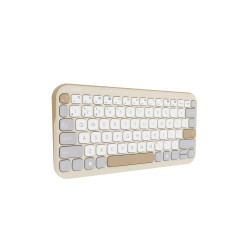 Asus Marshmallow KW100 | Keyboard | Wireless | US International | Oat Milk | Bluetooth