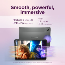 Lenovo Tab (without power adapter) | Idea Tab | 11 " | Polar Blue | IPS | 2560 x 1600 pixels | MediaTek | Dimensity 6300 | 8 GB 