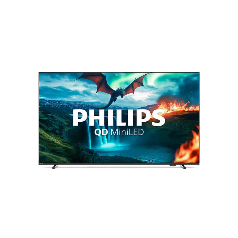 Philips QD MiniLED 4K TV | 65MLED820/12 | 65 | Smart TV | TITAN OS | UHD | Black