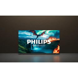Philips QD MiniLED 4K TV | 65MLED820/12 | 65 | Smart TV | TITAN OS | UHD | Black