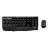 Logitech | MK345 | Keyboard and Mouse Set | Wireless | Mouse included | Batteries included | US | Black | USB | Wireless connect