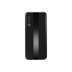 Natec Power Bank | Trevi Slim Q V2 | 10000 mAh | Black