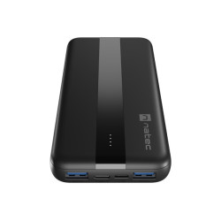 Natec Power Bank | Trevi Slim Q V2 | 10000 mAh | Black