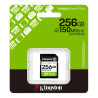 Kingston Canvas Select Plus | 256 GB | SD | Flash memory class Class 10, UHS-I, U1/U3, Video Class 10/30