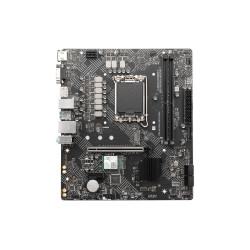 MSI PRO H610M-G WIFI DDR4 | Processor family Intel | Processor socket LGA1700 | DDR4 | Supported hard disk drive interfaces SATA