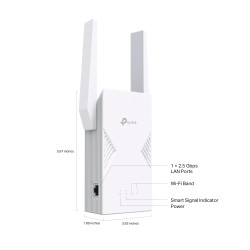 TP-LINK BE3600 Dual-Band Wi-Fi 7 Range Extender | RE235BE | 802.11ax | 688/2882 Mbit/s | Ethernet LAN (RJ-45) ports 1 | MU-MiMO 