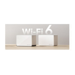 Mercusys AX3000 Whole Home Mesh WiFi 6 System | Halo H85X (2-pack) | 802.11ax | Mesh Support Yes | MU-MiMO No | No mobile broadb