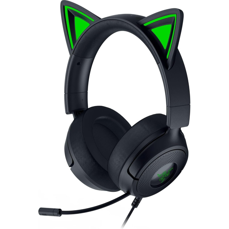 Razer Gaming Headset | Kraken Kitty V3 X | Wired | Over-Ear | Microphone | Black