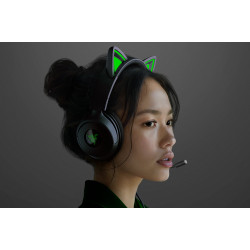 Razer Gaming Headset | Kraken Kitty V3 X | Wired | Over-Ear | Microphone | Black