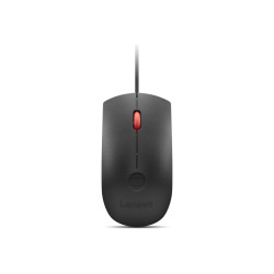 Lenovo Fingerprint Biometric USB Mouse Gen3 | Wired | USB-A | Black/Red