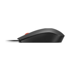 Lenovo Fingerprint Biometric USB Mouse Gen3 | Wired | USB-A | Black/Red