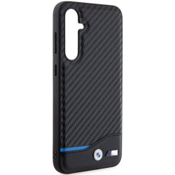 BMW | BMHCS23FE22NBCK | Back cover | Samsung | Galaxy S23 FE | Leather Carbon | Black