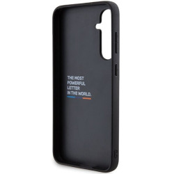 BMW | BMHCS23FE22NBCK | Back cover | Samsung | Galaxy S23 FE | Leather Carbon | Black
