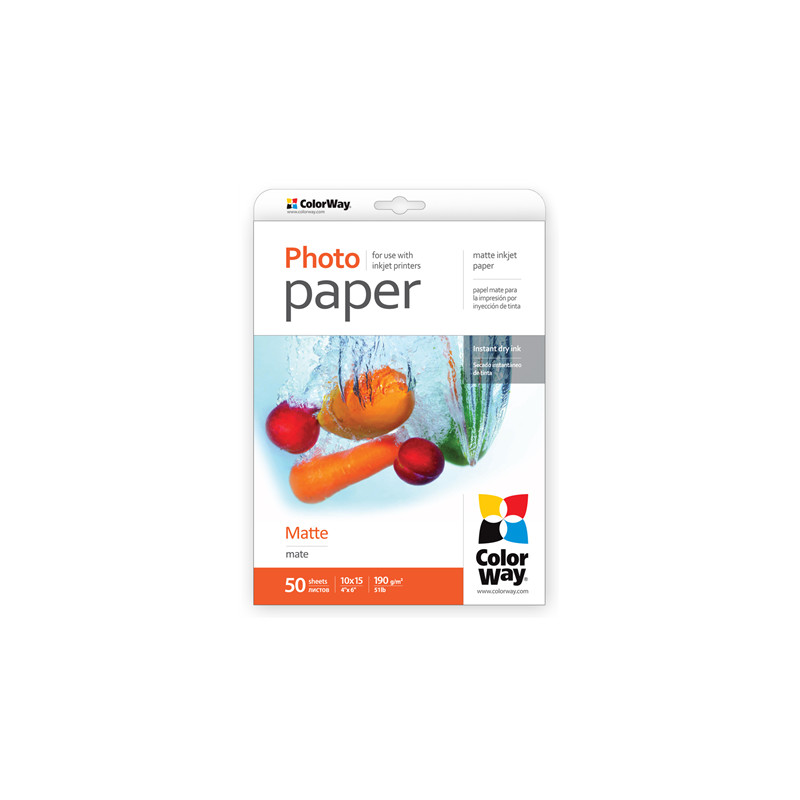 190g/m2 Matte Photo Paper