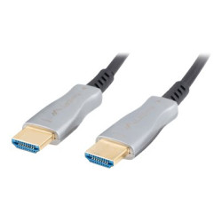 Lanberg HDMI V2.0 Cable | CA-HDMI-20FB-0200-BK | HDMi to HDMI | 20 m