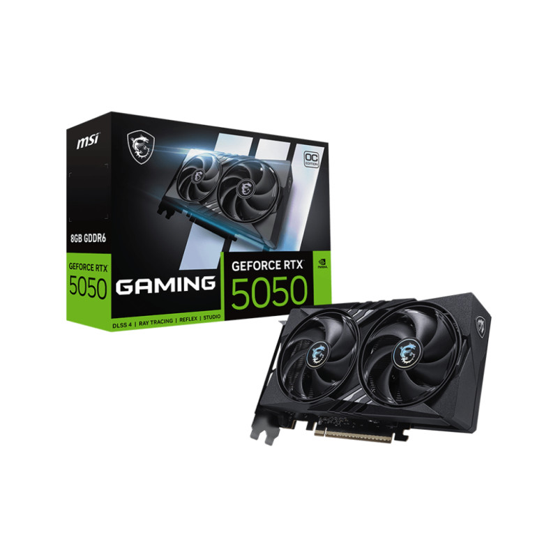 MSI GeForce RTX 5050 8G GAMING OC | NVIDIA | 8 GB | GeForce RTX 5050 | GDDR6 | HDMI ports quantity 1 | PCI Express Gen 5 x16 (us
