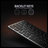 AXAGON | HMC-KB keyboard USB-C 5Gbps with HUB, microSD/SD, 3x USB-A, HDMI 4K/60Hz, PD 100W | HMC-KB-CRL
