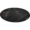 Arozzi Zona Round Floor Pad | Black Marble