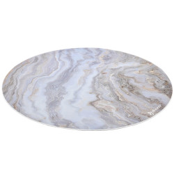 Arozzi Zona Round Floor Pad | White Marble