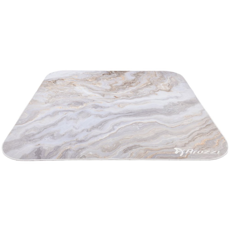 Arozzi Zona Square Floor Pad | White Marble