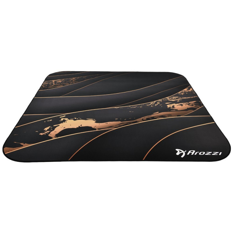 Arozzi Zona Square Floor Pad | Black/Gold
