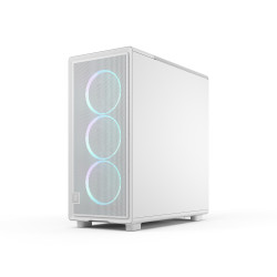 Fractal Design Case | Epoch | White TG RGB Clear Tint | ATX | Power supply included No