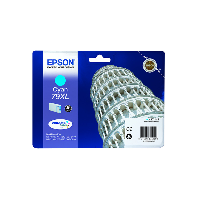 Epson 79XL | C13T79024010 | Inkjet cartridge | Cyan