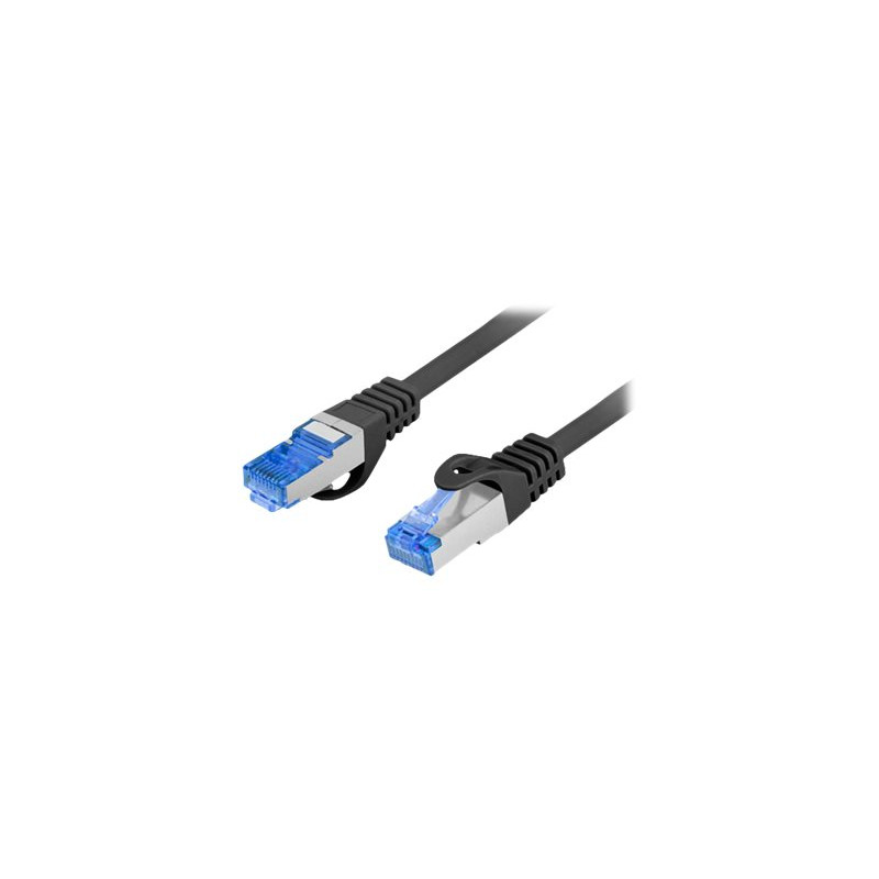 Lanberg Patch cable - CAT 6a | RJ-45 - male | RJ-45 - male | RJ-45 - male to RJ-45 - male | 1 m