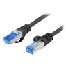 Lanberg Patch cable - CAT 6a | RJ-45 - male | RJ-45 - male | RJ-45 - male to RJ-45 - male | 1 m