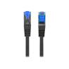 Lanberg Patch cable - CAT 6a | RJ-45 - male | RJ-45 - male | RJ-45 - male to RJ-45 - male | 1 m