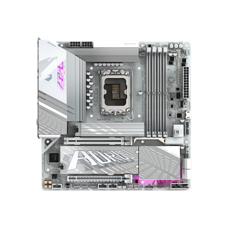 Gigabyte Z890M A ELITE WF7 ICE | Processor family Intel | Processor socket LGA1851 | DDR5 | Supported hard disk drive interfaces