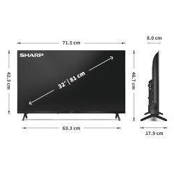 Sharp | 32HF2265E | 32 | Smart TV | Google TV