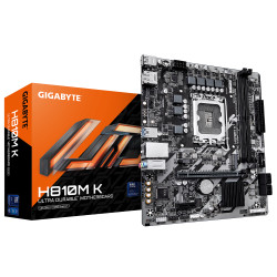 Gigabyte H810M K | Processor family Intel | Processor socket LGA1851 | DDR5 | Supported hard disk drive interfaces M.2, SATA | N