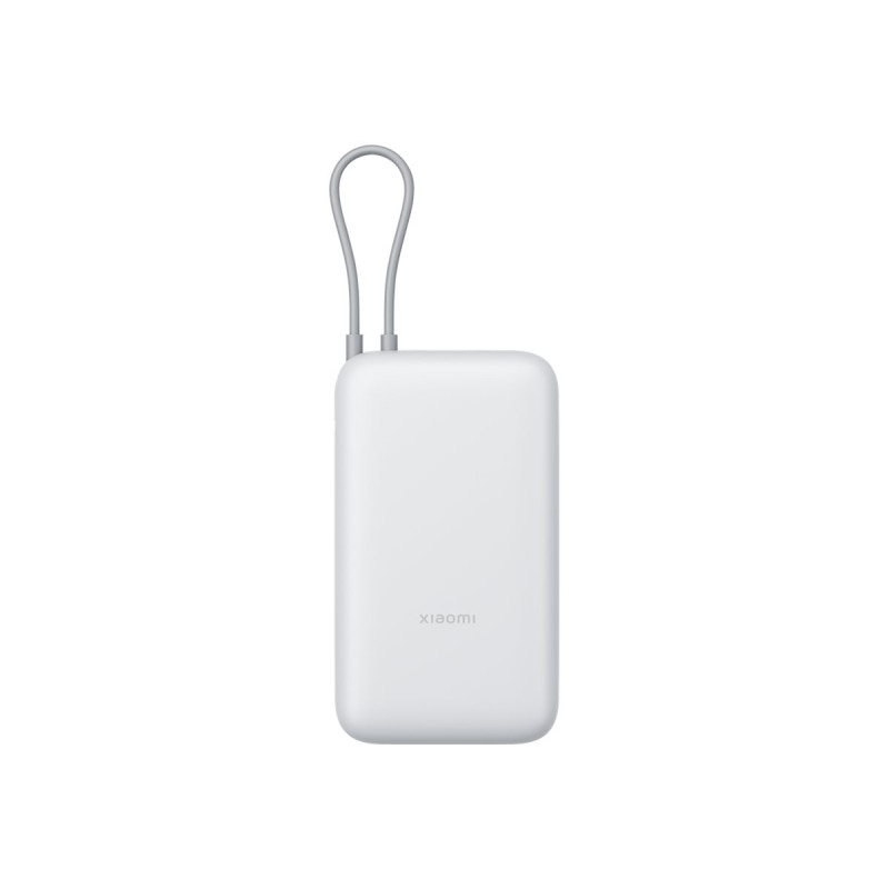 Xiaomi Power Bank 20000mAh (Integrated Cable) | 20000 mAh | Light Gray