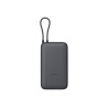 Xiaomi Power Bank 20000mAh (Integrated Cable) | 20000 mAh | Dark Gray