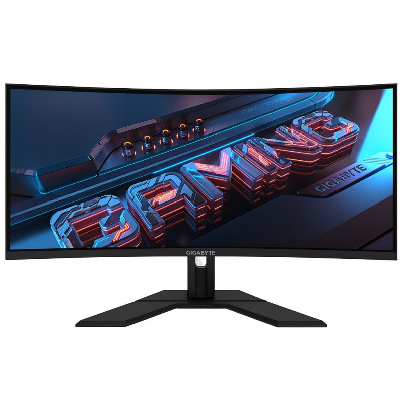 Gigabyte | GS34WQC A | 34 " | SS VA | WQHD | 120 Hz | 1 ms | 3440 x 1440 pixels | 300 cd/m | HDMI ports quantity 1