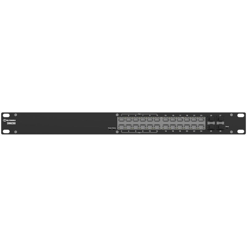 Teltonika PoE+ Managed Switch | SWM280 | Managed | SFP ports quantity 4