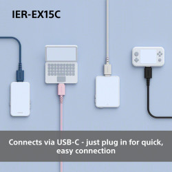 Sony Earbuds | IER EX15C | Wired | In-ear | Microphone | White